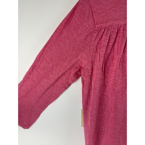 NWT Coldwater Creek Women’s Pink Open Front Cardigan Ruched, Size S, 3/4 Sleeve - Picture 10 of 16